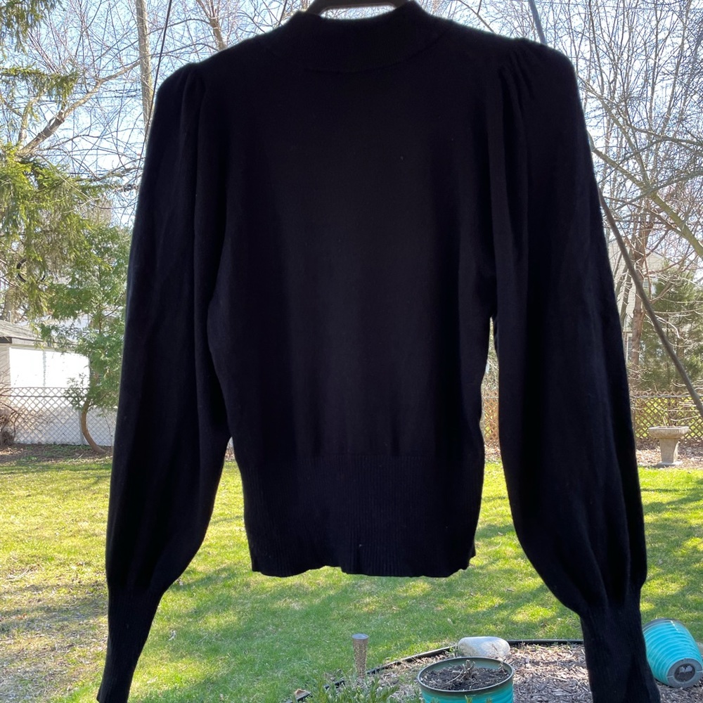 Express Lightweight Sweater with “Leg of Mutton” Sleeves